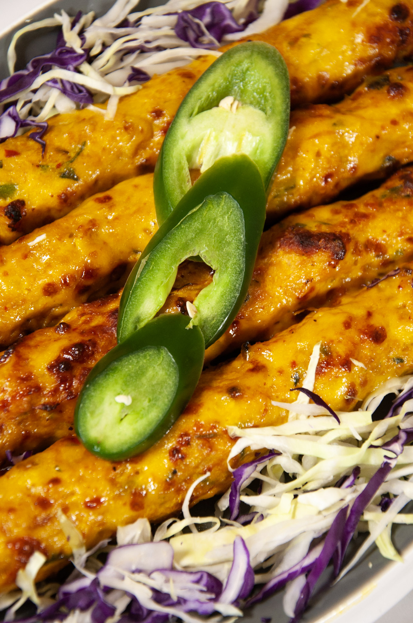 Chicken Cheese Kebabs at Shalimar Restaurant
